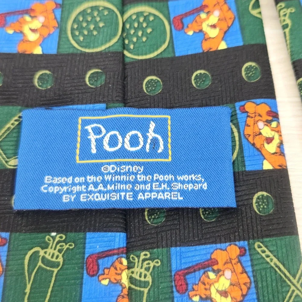 Disney By Exquisite Apparel Tiger Jacquard Golf Tie, 58